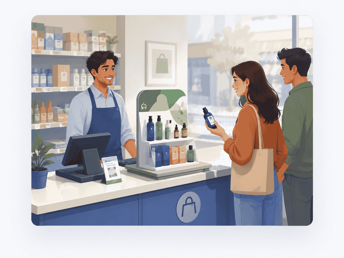Retail counter display